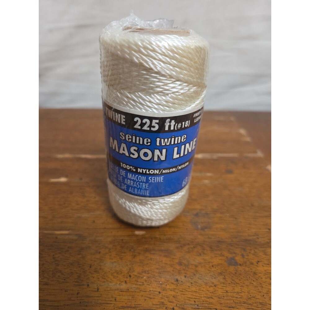 Nylon Seine Twine String White Nylon Lehigh 225 Feet #18 Allentown PA